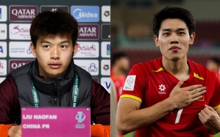 Đình Bắc khiến đội trưởng U23 Trung Quốc hiểu nhầm sau trận thua 0-3