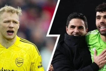 Aaron Ramsdale nói thẳng về David Raya khi rời Arsenal