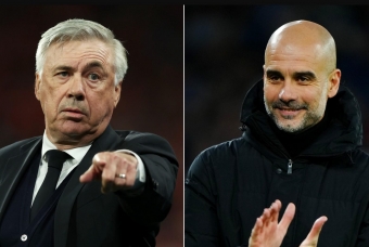 Ancelotti phản bác Pep Guardiola về đội đi tiếp tại cúp C1