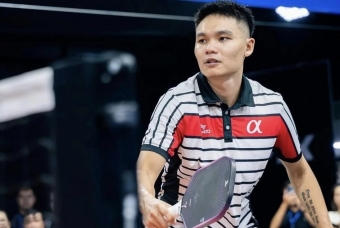 Tay vợt pickleball Việt Nam Trịnh Linh Giang chiếm ngôi số 1 châu Á