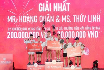 Chung kết MG Pickleball 2025 khép lại với bất ngờ lớn