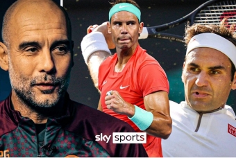 Pep Guardiola ca ngợi bộ ba vĩ đại Rafael Nadal, Roger Federer và Novak Djokovic