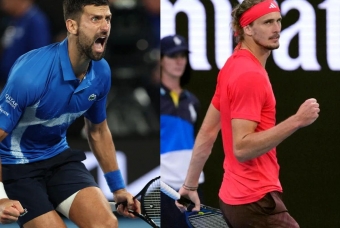 Trực tiếp tennis Novak Djokovic vs Alexander Zverev, 10h30 ngày 24/1