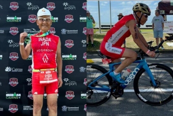 Cụ ông 92 tuổi lập kỳ tích tại giải ba môn phối hợp Ironman 70.3