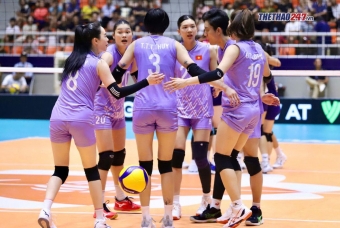 Thắng đậm Ấn Độ, Việt Nam giành quyền vào bán kết AVC Nations Cup 2025