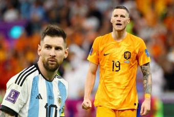 Hình ảnh chưa công bố về cuộc đụng độ giữa Messi và Weghorst tại World Cup 2022