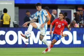 Trực tiếp Argentina 1-0 Chile: Đẳng cấp nhà vô địch