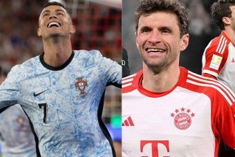 Ronaldo bất ngờ nhận thông điệp từ Thomas Muller