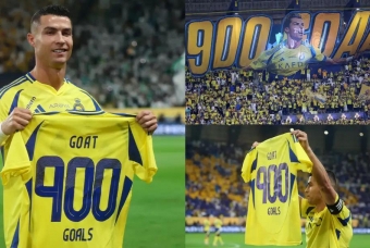 Ronaldo được Al Nassr vinh danh hoành tráng, phong luôn danh xưng GOAT