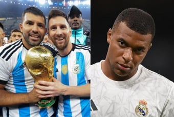 Sergio Aguero thẳng thắn hạ thấp Mbappe