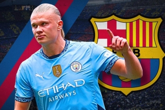 Kích hoạt đòn bẩy, Barca quyết mang bom tấn Haaland về Camp Nou