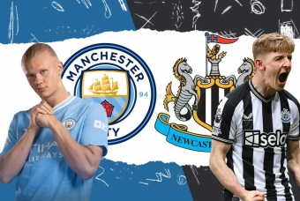 Trực tiếp Man City vs Newcastle: Đã có đội hình ra sân