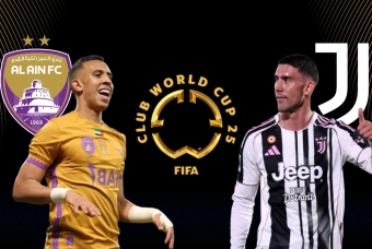 Trực tiếp Juventus vs Al Ain, 8h00 hôm nay 19/6