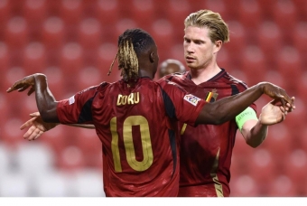 De Bruyne lập cú đúp, Bỉ khởi đầu Nations League thuận lợi