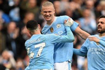 Trực tiếp Man City 0-0 Wolves: Haaland lĩnh xướng hàng công