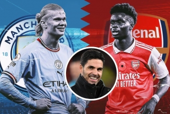 Arsenal vs Man City: Haaland xấu hổ nói Arteta khiêm tốn