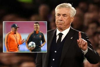 Carlo Ancelotti: 'Ronaldo là cầu thủ vĩ đại nhất mọi lịch sử'