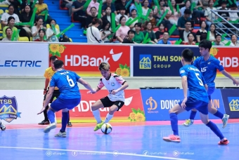 Kết quả lượt 5 giải futsal VĐQG: Thái Sơn Bắc áp sát ngôi đầu