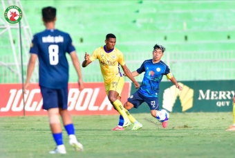 Trực tiếp Bình Định 0-4 Hà Nội: Chia tay V-League