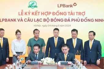 LPBank - nhà tài trợ CLB bóng đá Phù Đổng Ninh Bình