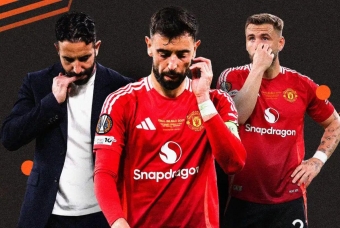 Những sai lầm của Amorim khiến MU mất chức vô địch Europa League