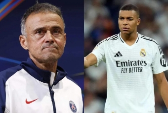 Màn tái ngộ đầy căng thẳng của Mbappe và Luis Enrique