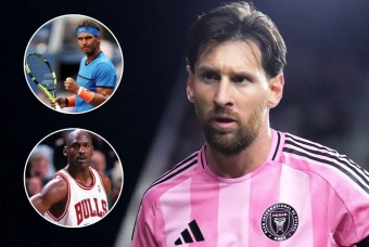 Thăng hoa không ngừng, Messi được ví với 2 huyền thoại thể thao vĩ đại