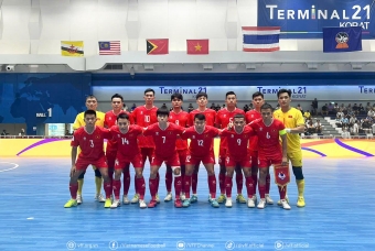 Trực tiếp futsal Việt Nam vs Brunei, 15h30 hôm nay 5/11