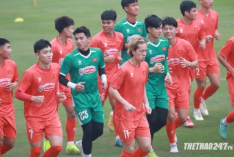 U23 Việt Nam tập bài không thể thiếu trước khi sang Indonesia