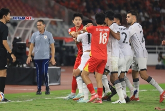Xô xát cực gắt ở trận chung kết U23 Việt Nam vs U23 Indonesia