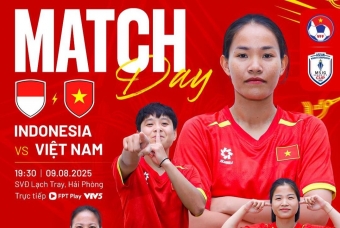 Trực tiếp Việt Nam vs Indonesia: Huỳnh Như đá chính