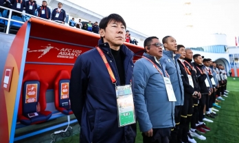 HLV Shin Tae-yong phản ứng bất ngờ khi Indonesia thua thảm ở giải châu Á