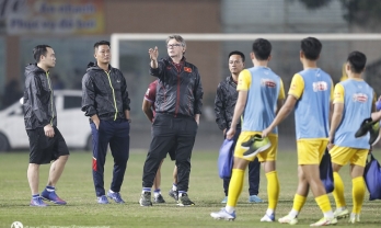 Xác định 4 cầu thủ đầu tiên chia tay U23 Việt Nam của HLV Troussier