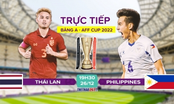 Trực tiếp Thái Lan 1-0 Philippines: 'Huyền thoại' tỏa sáng