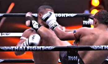 Hạ knock-out danh thủ Campuchia, Saenchai vô địch Thai Fight ở tuổi 42