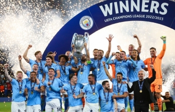 
                Sau cú ăn 3, Man City nhận tiền thưởng hàng trăm triệu bảng
            