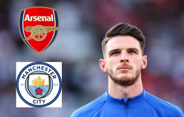 
                Thương vụ Rice gia nhập Arsenal bất ngờ có biến, Man City mừng thầm
            