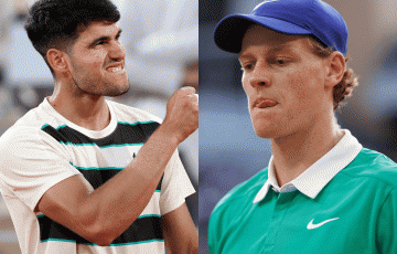 Trực tiếp tennis Carlos Alcaraz vs Jannik Sinner, 20h00 hôm nay 8/6