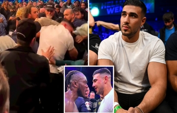 Em trai cùng cha khác mẹ của Vua giang hồ Fury gây náo loạn ở Misfits Boxing 7