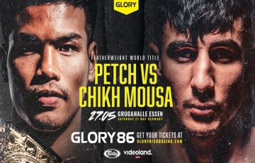 
                Kickboxing Glory: 8 cuộc đấu không khoan nhượng, Petch đấm gục Mousa giữ đai hạng lông
            