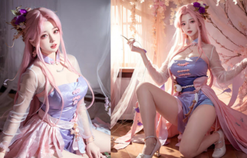 Cosplay Điêu Thuyền Thất Tịch Tiên Tử trong Liên Quân Mobile