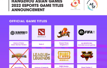 
                Danh sách các bộ môn eSports tại ASIAD 2022
            