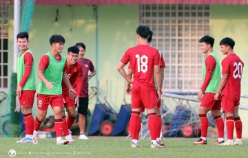 
                U22 Việt Nam thoải mái trước trận gặp U22 Singapore
            