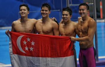 Không Joseph Schooling, đội tuyển bơi Singapore vẫn tự tin số 1 SEA Games 32
