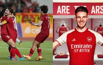 
                Tin bóng đá 5/7: Mỗi bàn của ĐT nữ Việt Nam tại World Cup được treo thưởng lớn, Arsenal đã chiêu mộ thành công Declan Rice
            