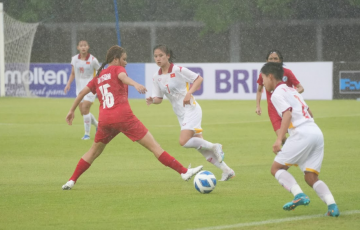 
                U19 nữ Việt Nam đè bẹp Singapore trong trận thủy chiến
            