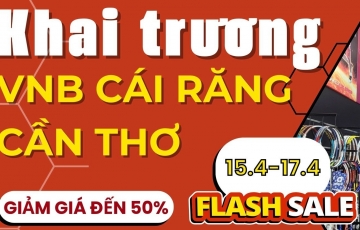 
                Shop VNB khai trương cửa hàng thứ 56 tại Cái Răng Cần Thơ với nhiều ưu đãi hấp dẫn
            