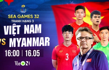 
                Đón xem U22 Việt Nam - U22 Myanmar tranh huy chương đồng trên VieON: hai đòn bẩy để U22 Việt Nam chiến thắng
            
