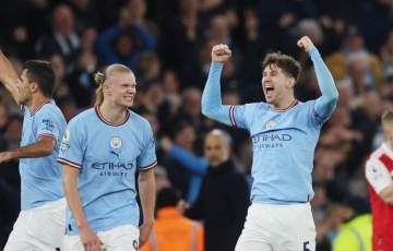 
                Huỷ diệt Arsenal, Man City cần thêm bao nhiêu điểm để vô địch Ngoại hạng Anh?
            