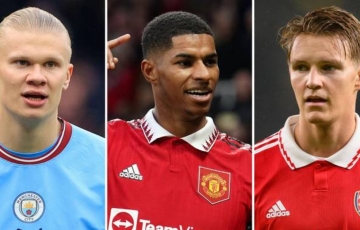 Đội hình xuất sắc nhất mùa Ngoại hạng Anh: Arsenal áp đảo, MU có 2 cái tên